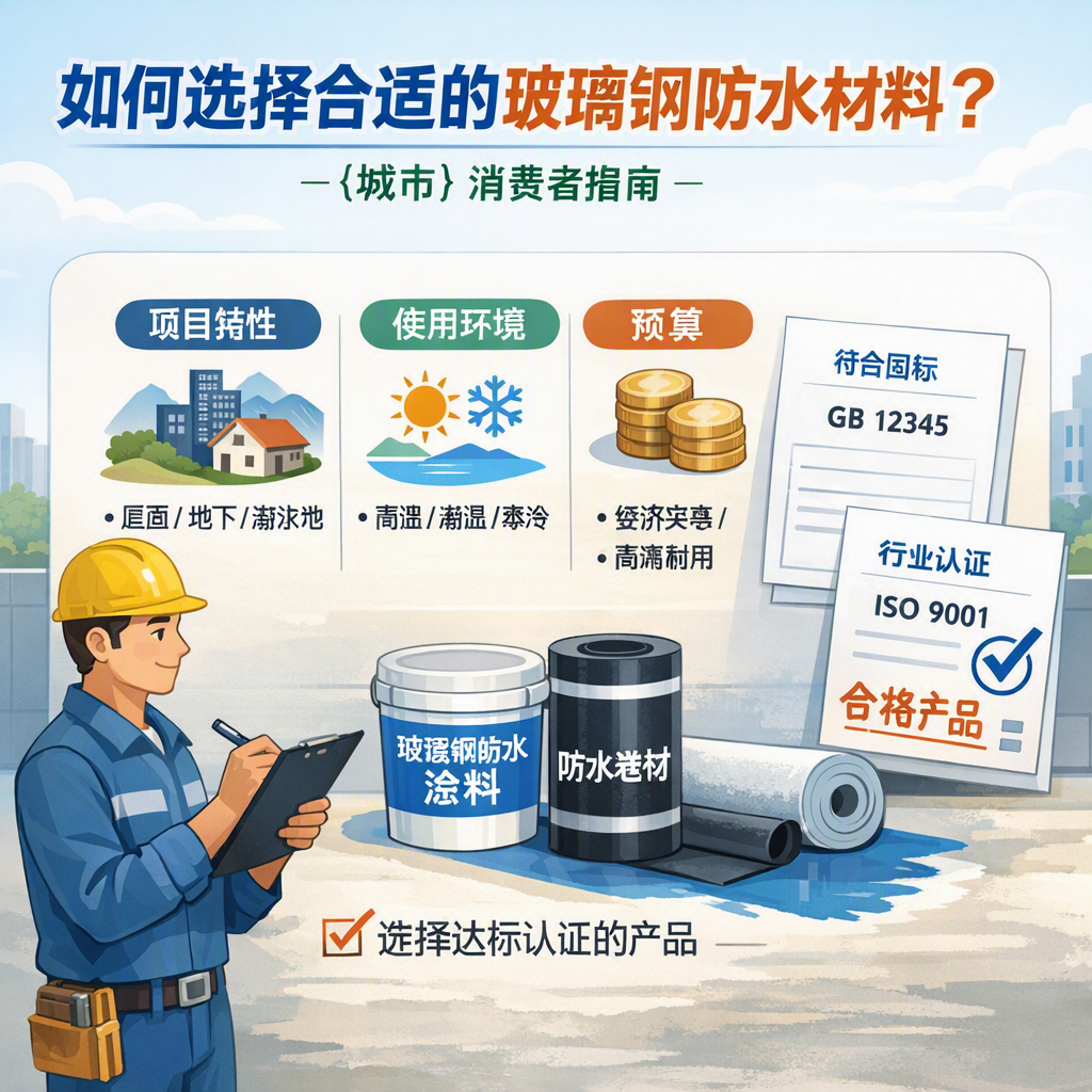 如何判定玻璃钢防水材料的合格标准? 德阳 消费者指南
