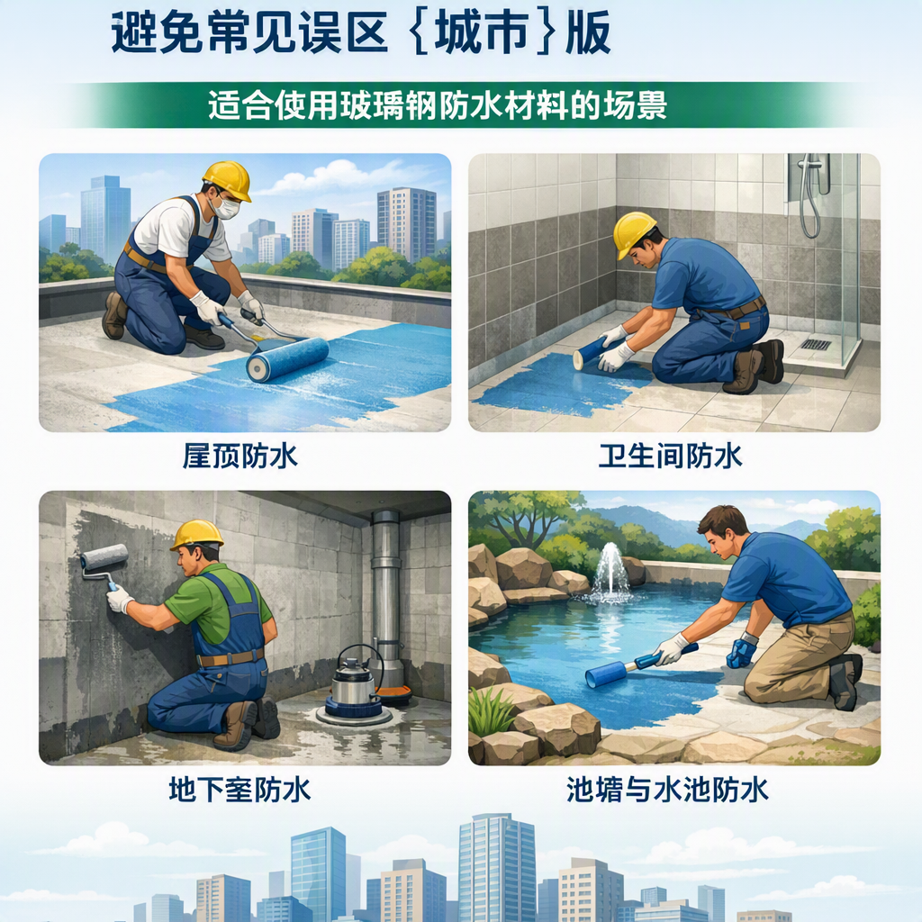 玻璃钢防水材料施工注意事项,避免常见误区 德阳 版