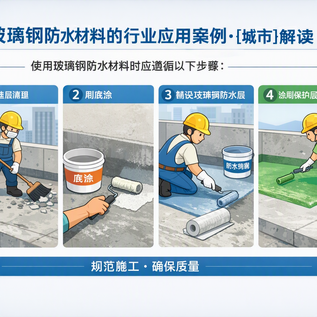 玻璃钢防水材料的行业应用案例，德阳解读