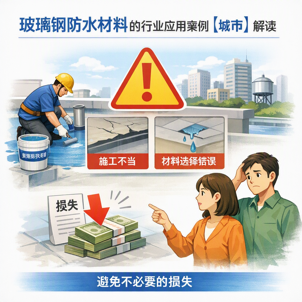 玻璃钢防水材料的行业应用案例，德阳解读