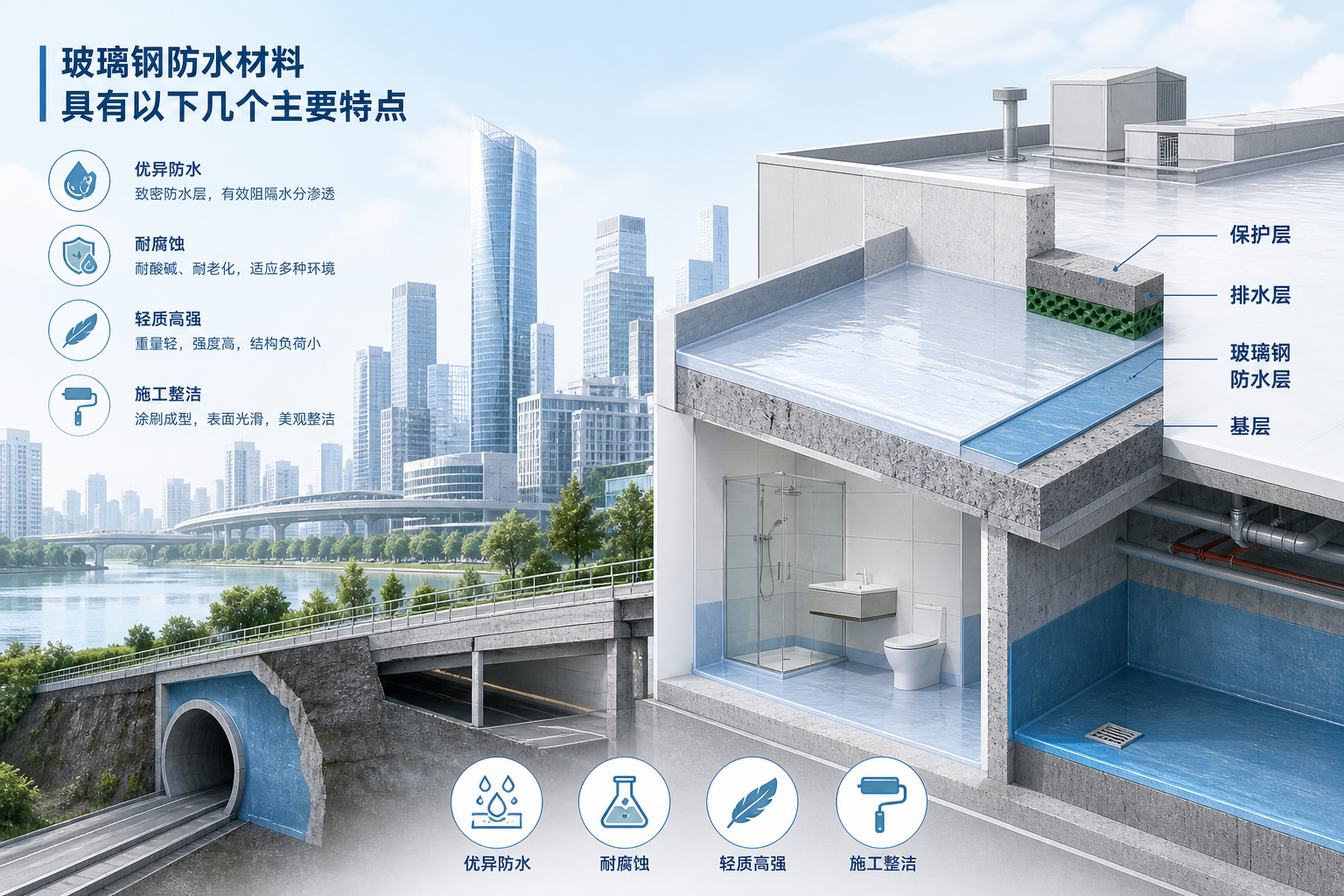 2023年玻璃钢防水材料市场趋势分析，关注 德阳 发展